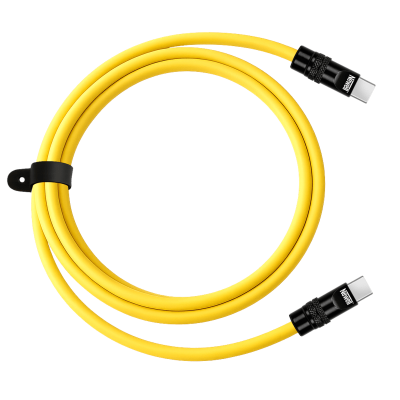 Newell Kabel USB-C - USB-C 100W, 2m sylicone (žuti)