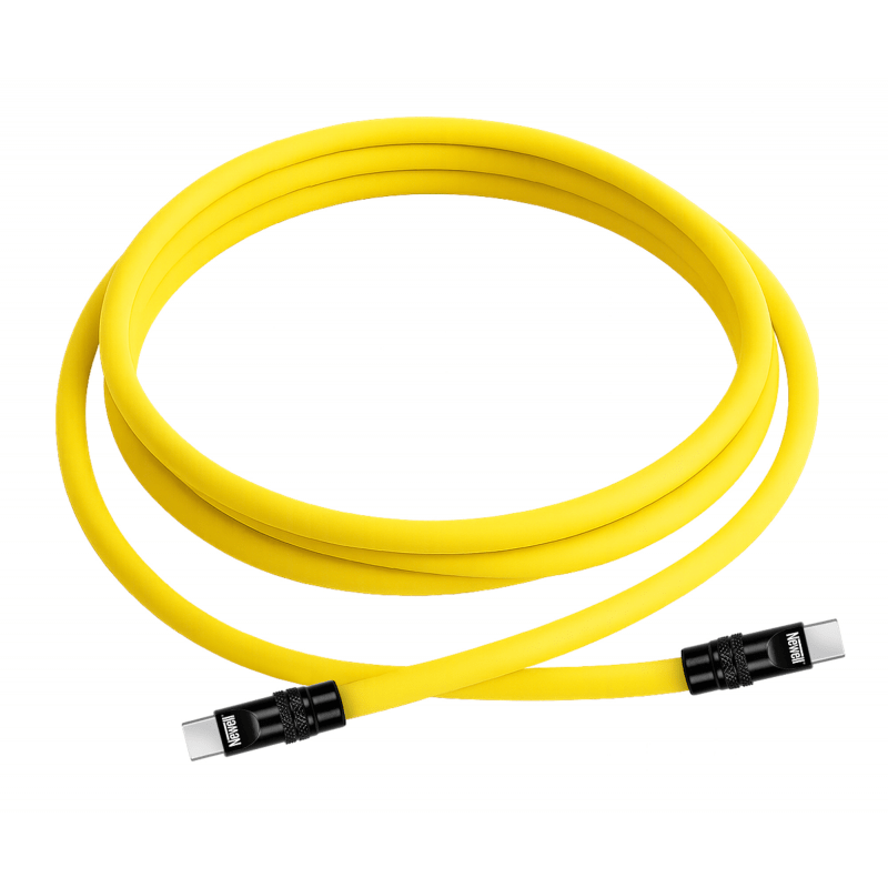 Newell Kabel USB-C - USB-C 100W, 2m sylicone (žuti)