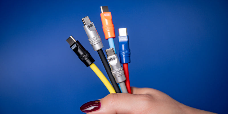 Newell Kabel USB-C - USB-C 100W, 2m sylicone (žuti)