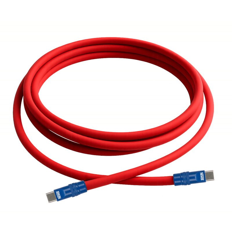 Newell Kabel USB-C - USB-C 100W, 2m sylicone (crveni)