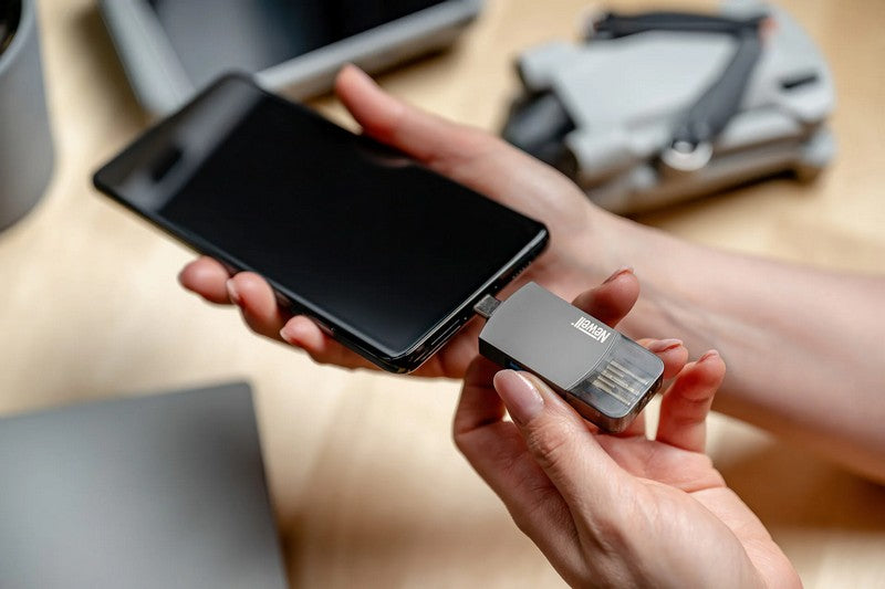Newell HUB čitač kartica OTG 4in1 SD/MicroSD (adapter)