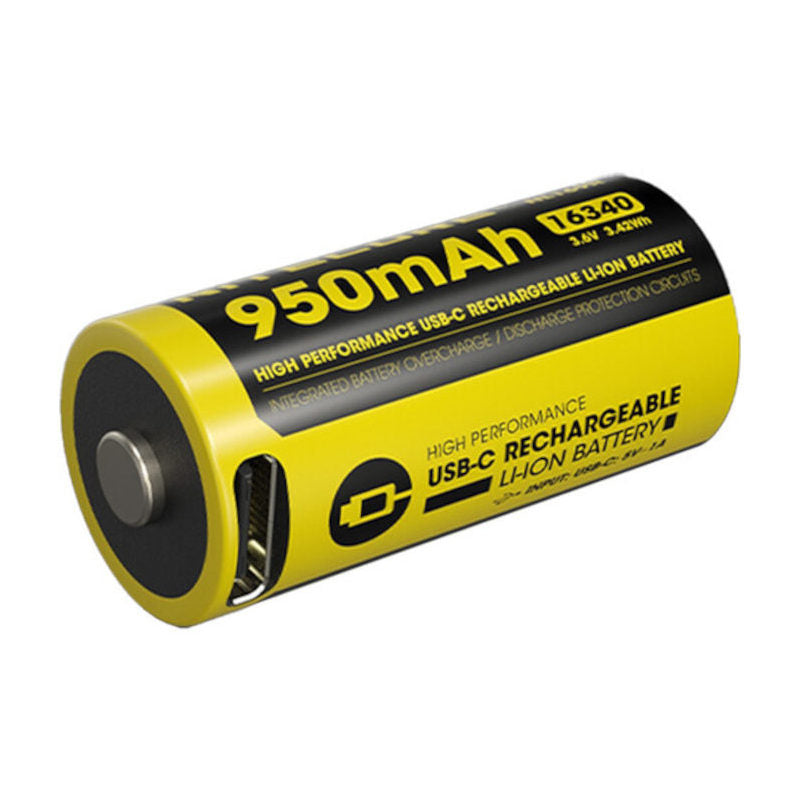 Nitecore Punjiva baterija NL169R USB-C (950mAh) 16340