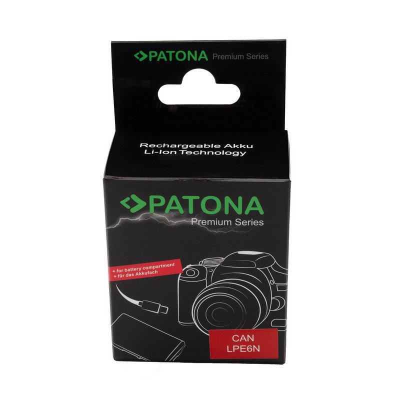 Patona Baterijski adapter Premium CANON LP-E6 USB-C (dummy)