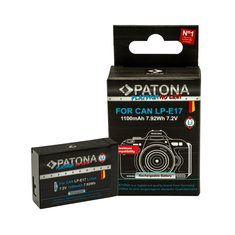Patona Baterija Canon LP-E17 Platinum (full decoded)