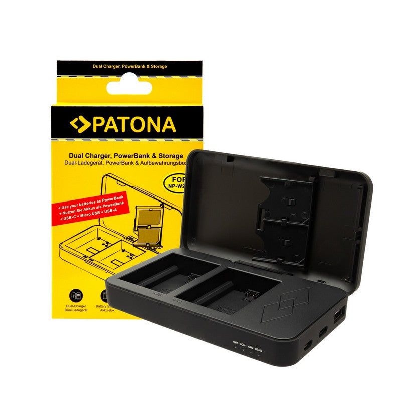 Patona Punjač DUAL/PowerBank Fuji NP-W235