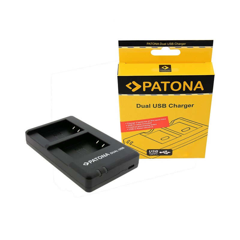 Patona Punjač DUAL FL USB-C za Ricoh DB-120