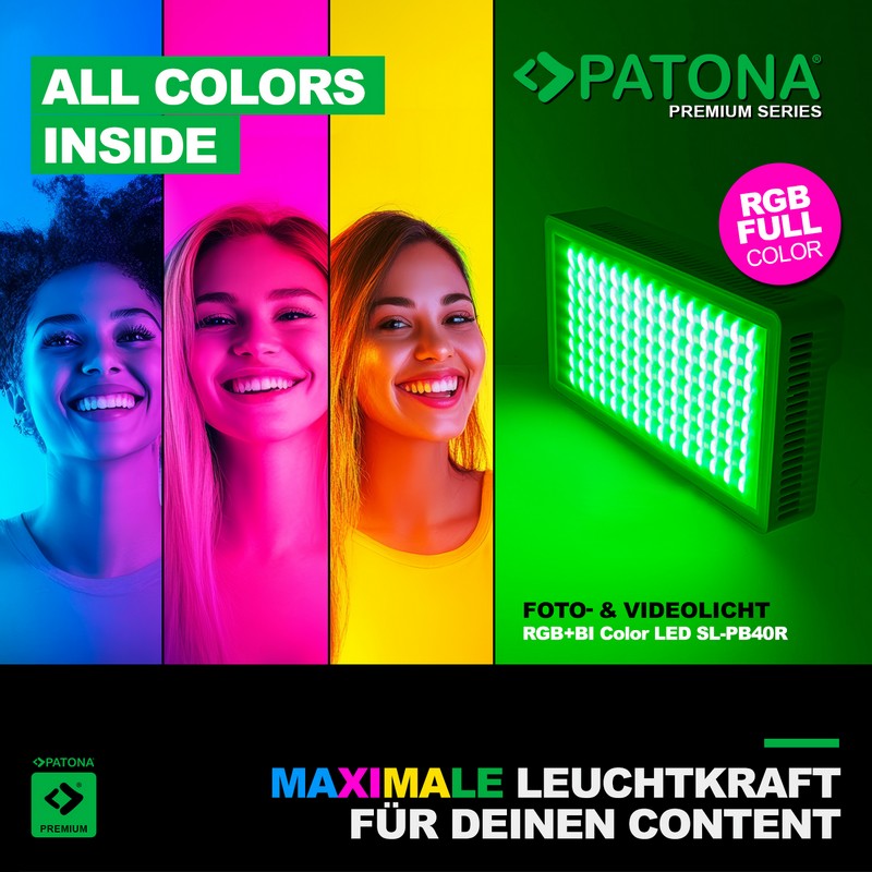 Patona LED Panel SL-PB40R RGB 40W