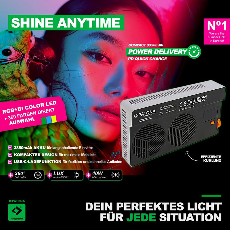 Patona LED Panel SL-PB40R RGB 40W