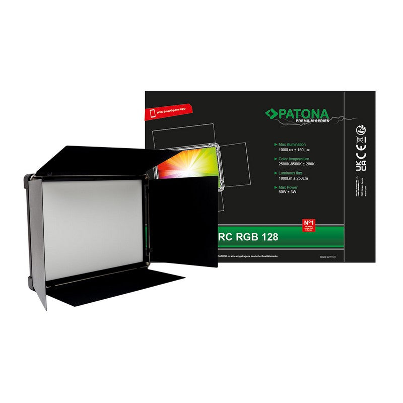 Patona LED Panel Premium RGB-128AS + 2x NPF970 + stativi (SET)
