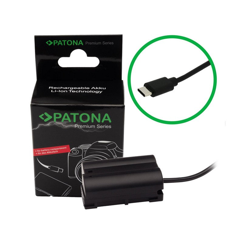 Patona Baterijski adapter USB-C za Nikon EN-EL15 / Dummy baterija