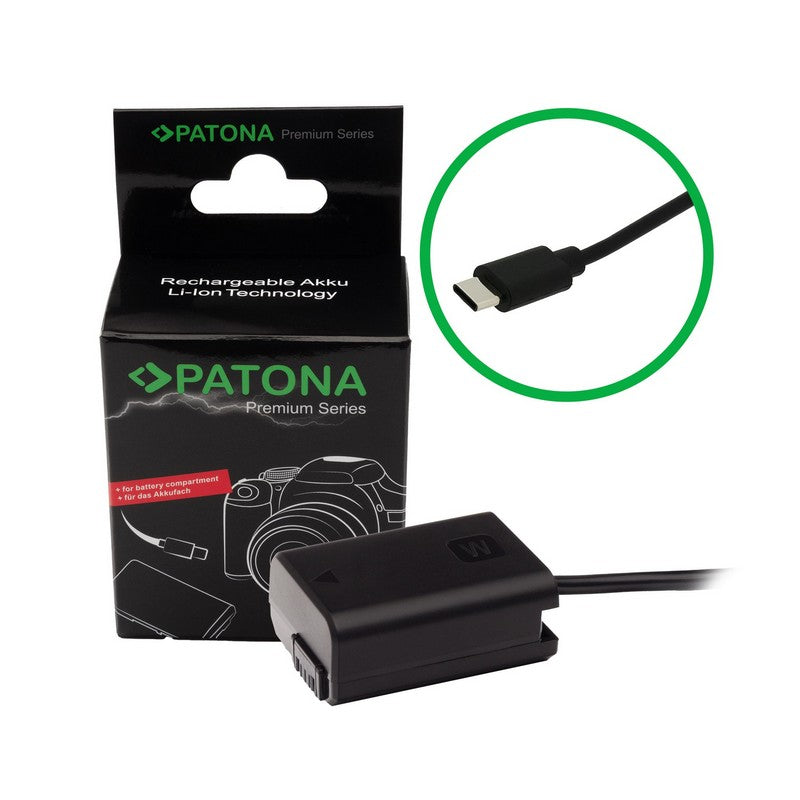 Patona Baterijski adapter Premium Sony NP-FW50 USB-C (dummy)