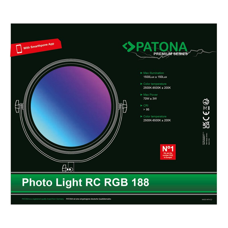 Patona LED Panel Premium Soft RGB-188A RGB