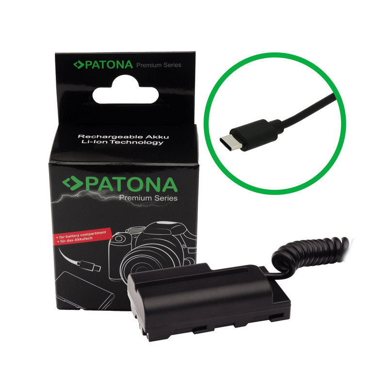 Patona Baterijski adapter Premium SONY NP-F / NP-FM USB-C (dummy)