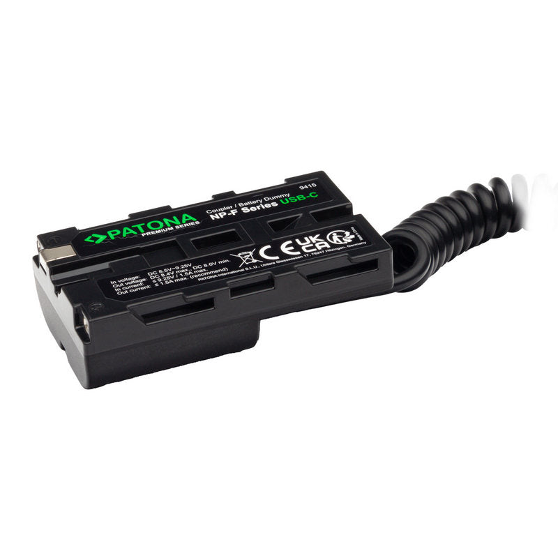 Patona Baterijski adapter Premium SONY NP-F / NP-FM USB-C (dummy)