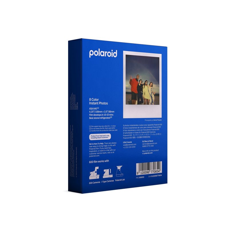 Polaroid Color Film za 600 (1x 8kom)