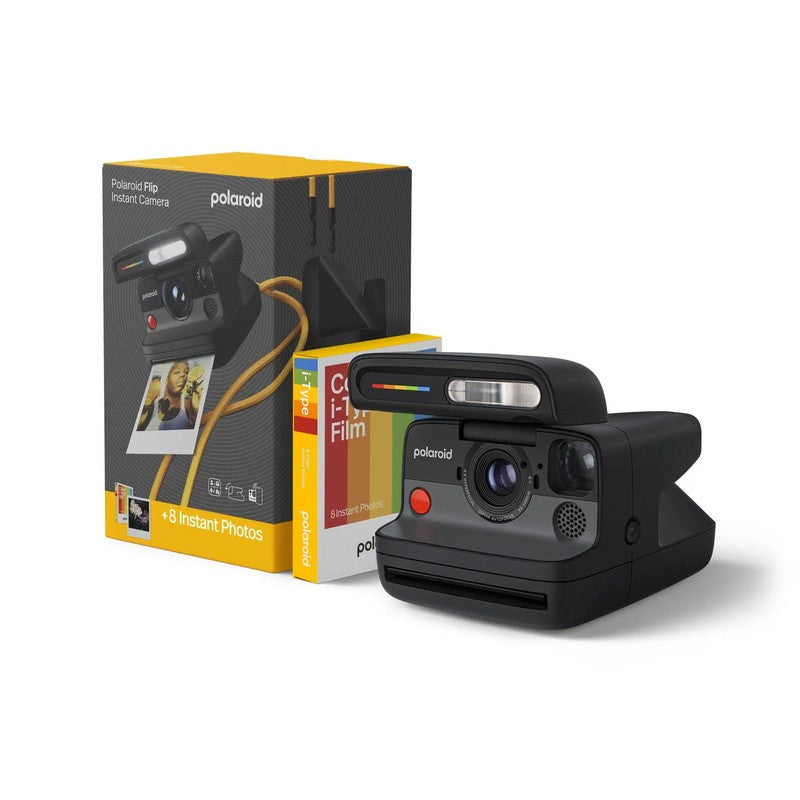 Polaroid FLIP - Black - inst. fotoaparat BUNDLE +1/8 i-type