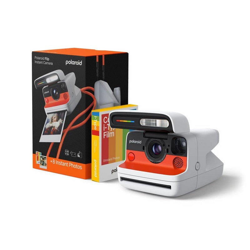 Polaroid FLIP - White - inst. fotoaparat BUNDLE +1/8 i-type