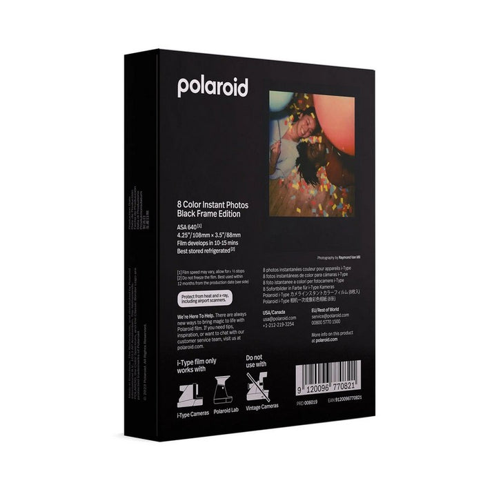 Polaroid Color Film za i-Type (1x 8 kom) Black frame edition