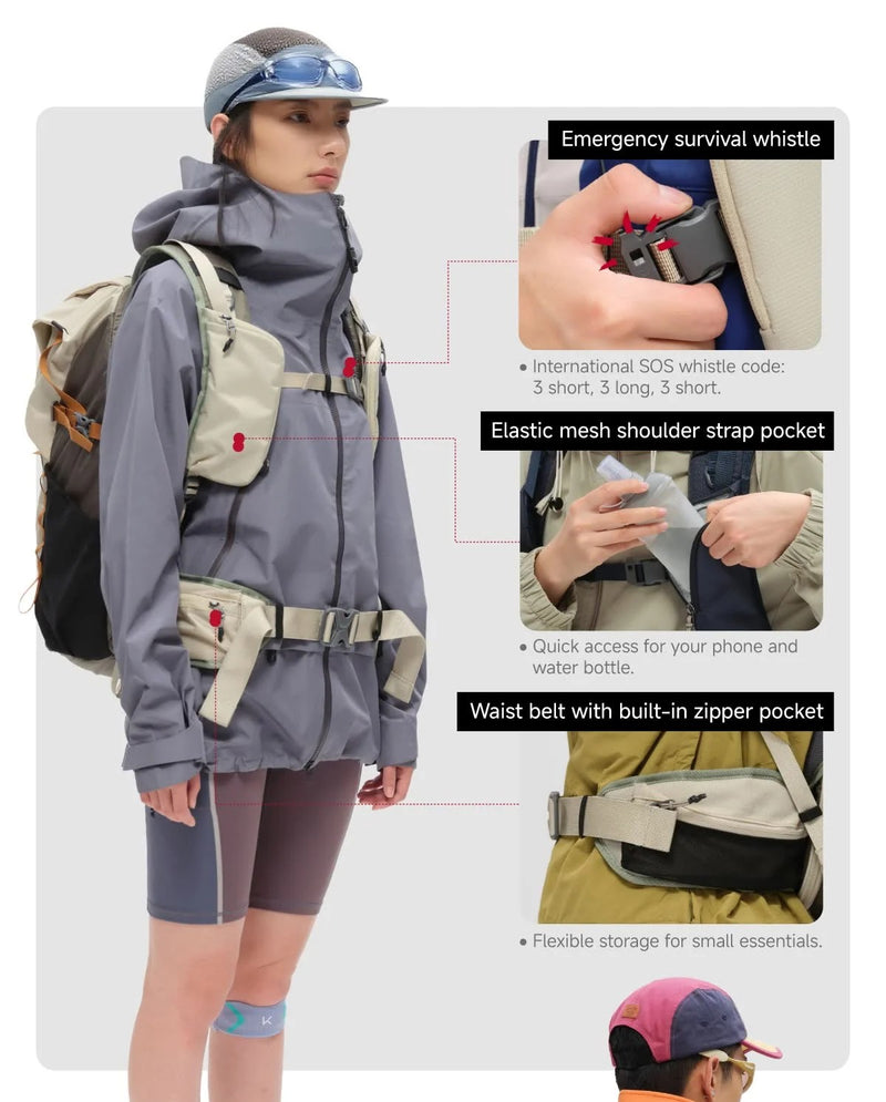 VSGO Ruksak Pocket Ranger 35 L Navy Blue (with insert)