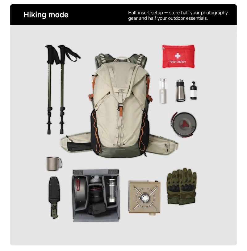 VSGO Ruksak Pocket Ranger 35 L Navy Blue (with insert)