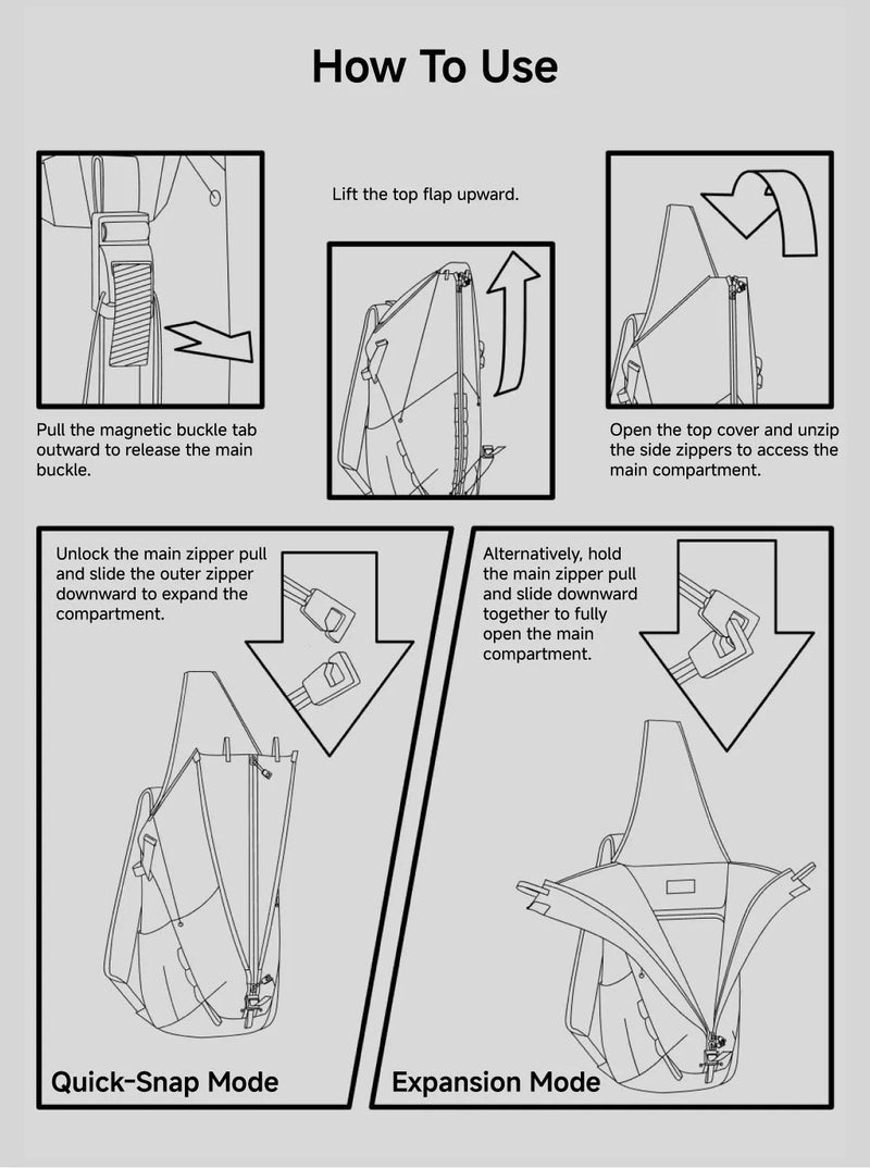 VSGO Ruksak Pocket Ranger 35 L Navy Blue (with insert)