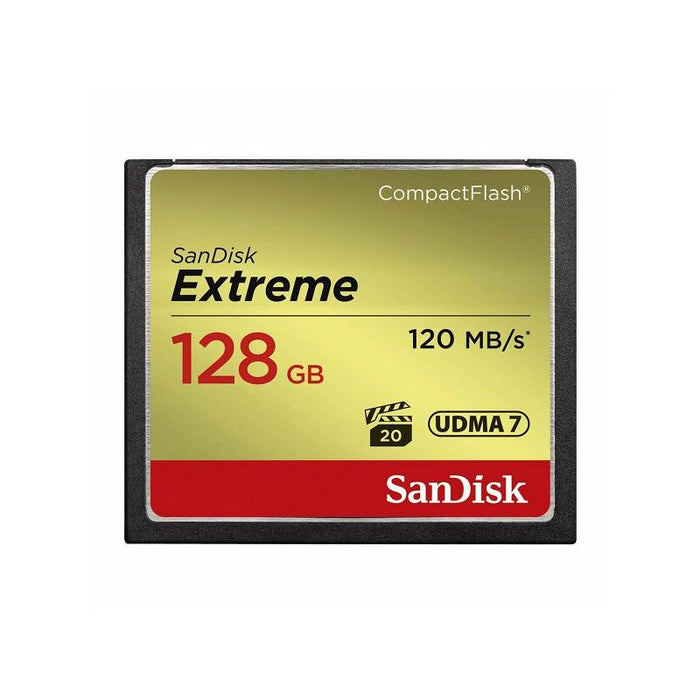 SanDisk memorijska kartica Extreme CF 128GB 120MB/s, 85MB/s write, UDMA7