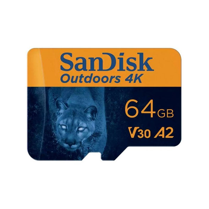 SanDisk memorijska kartica microSDXC 64GB Outdoors 4K + SD adapter R170/W80 (2PACK)