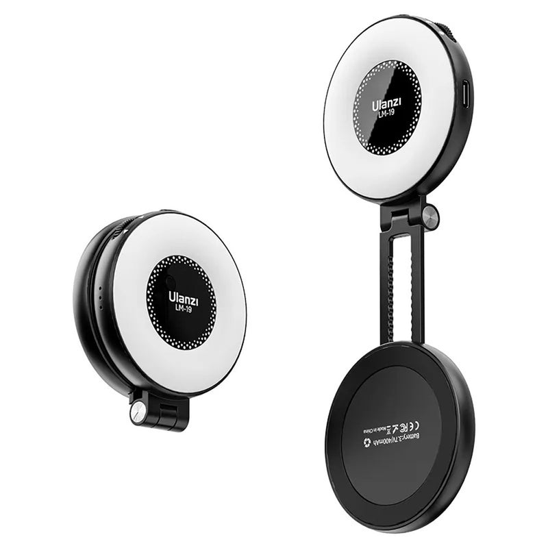 Ulanzi LED lampa LM19 Magsafe – WB (2500 K – 8500 K) Black