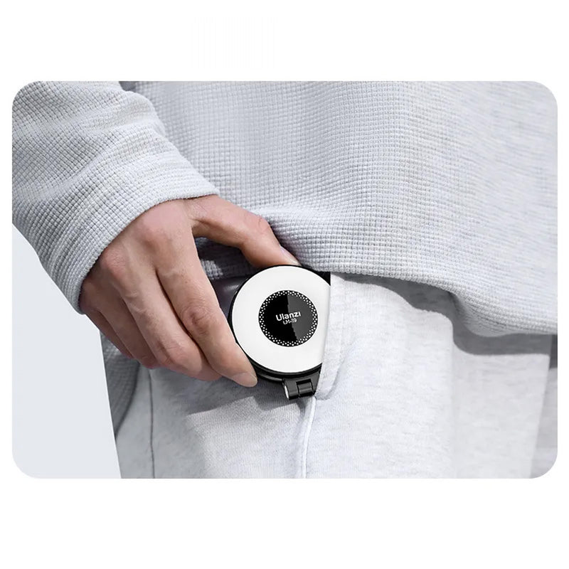 Ulanzi LED lampa LM19 Magsafe – WB (2500 K – 8500 K) Black