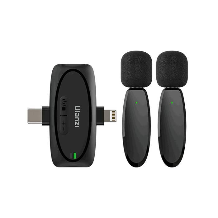 Ulanzi Mikrofon set V6 wireless audio kit – USB-C+Lightning