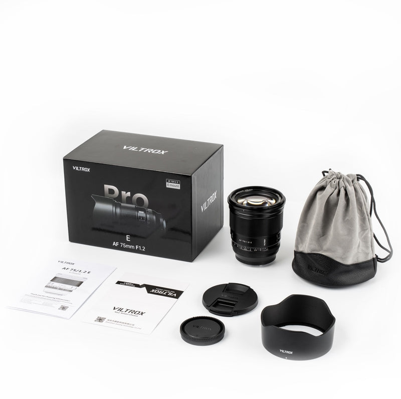 Viltrox objektiv (S) AF  75mm F1,2 / APS-C (Sony E-mount)