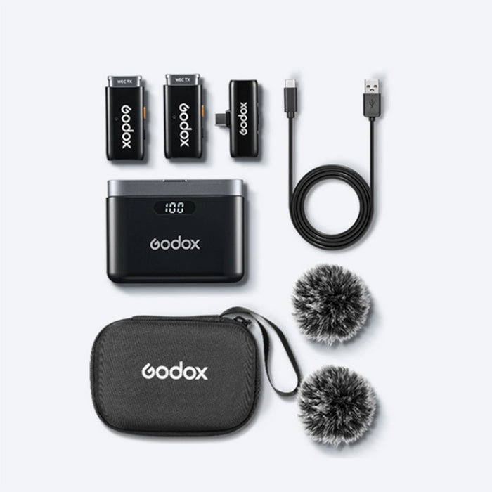 Godox Mikrofon WES USB-C KIT2 (2xodašiljač/prijemnik/punjač set)