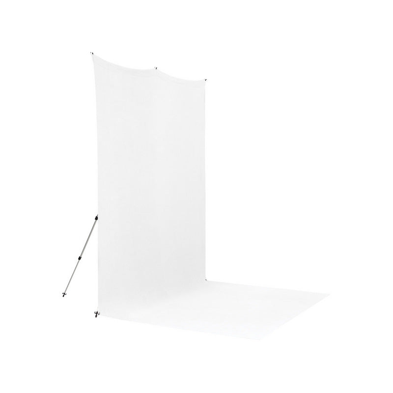 Westcott X-Drop držač + 2,4m x 3,9m Bijela pozadina SET