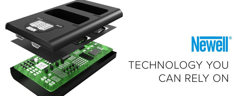 Newell Punjač + baterija set Dual DL-USB-C za Canon LP-E12