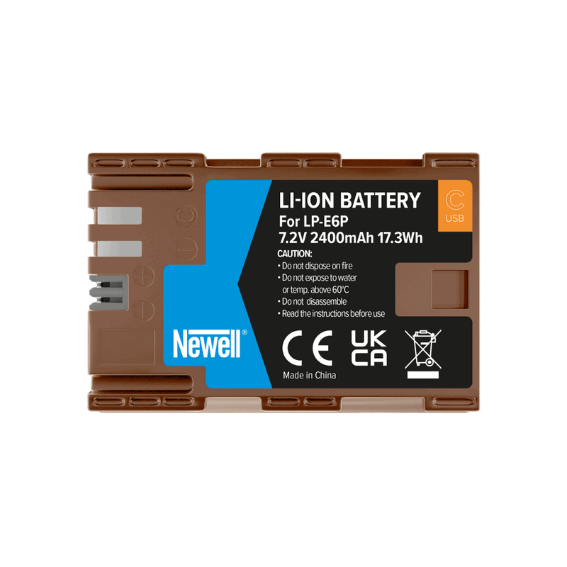 Newell baterija za Canon USB-C LP-E6P 7,2V 2400mAh