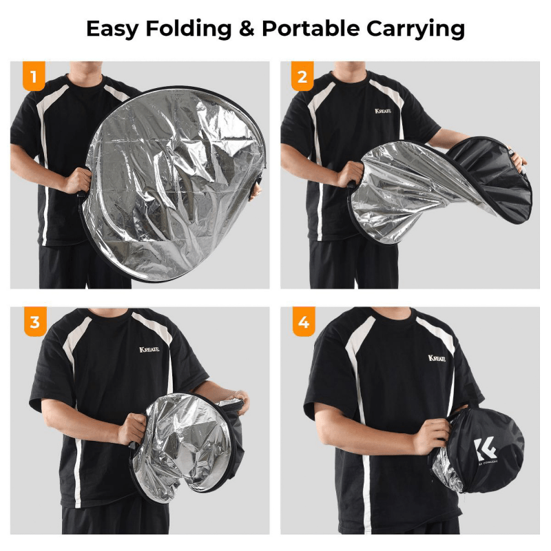 K&F Refleksna ploha 5-In-1 Kit 110cm
