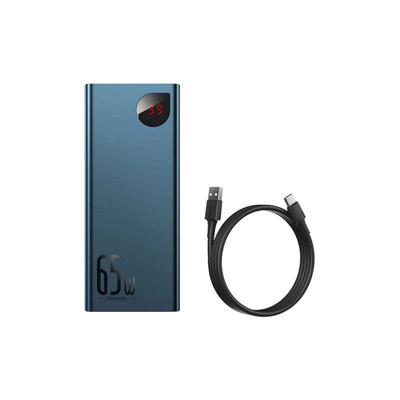 Baseus Powerbank Adaman Metal 20000mAh 65W Blue - CD