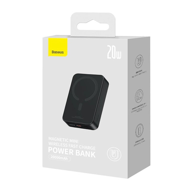 Baseus Powerbank Magnetic Mini 20000mAh,USB-C 20W MagSafe - CD
