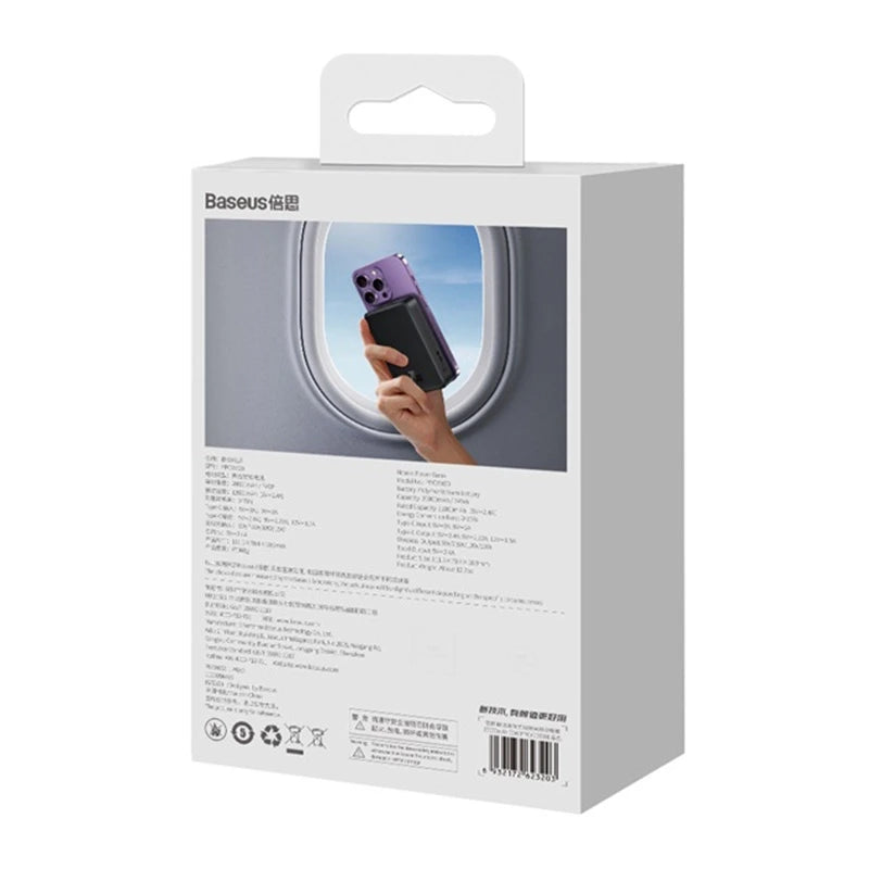 Baseus Powerbank Magnetic Mini 20000mAh,USB-C 20W MagSafe - CD