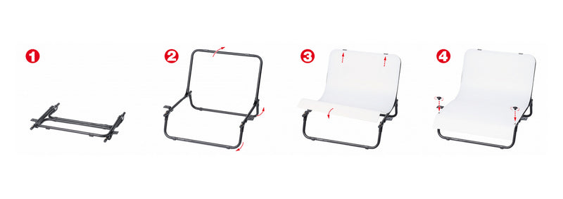 Kaiser 5845 EASY-FIT mini stol za fotografiranje predmeta