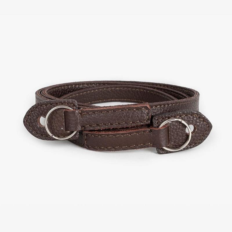 BRONKEY Roma #102 - Brown Leather camera strap (95cm)