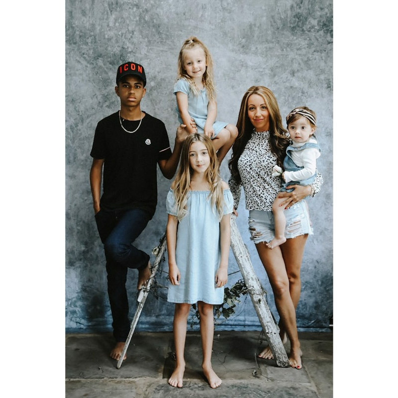 Manfrotto EzyFrame Vintage pozadina 2x2.3m Concrete / s okvirom