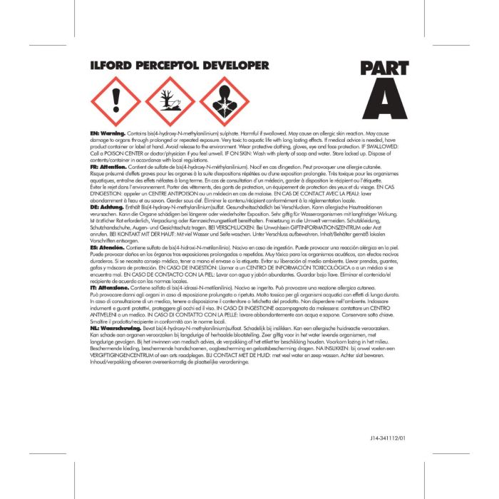 Ilford Razvijač PERCEPTOL -  1 litra
