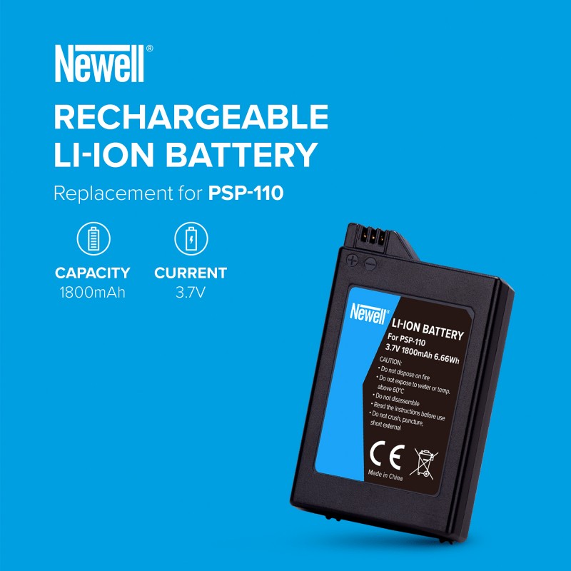 Newell baterija punjiva PSP-110 za Sony PSP1000 (1800mAh 3,7V)