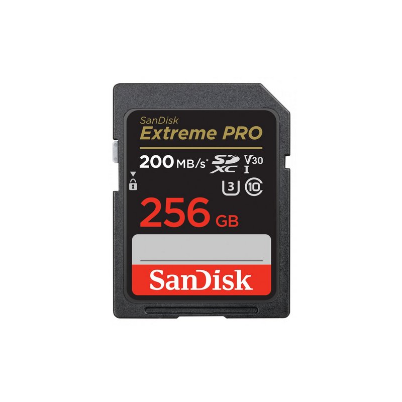 Sandisk memorijska kartica Extreme Pro SDXC 256GB – 200MB/s V30 UHS-I U3