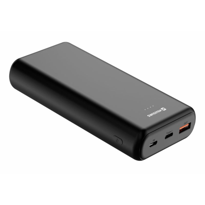 Swissten Powerbank 20000mAh QC 3.0 USB-C, USB-A