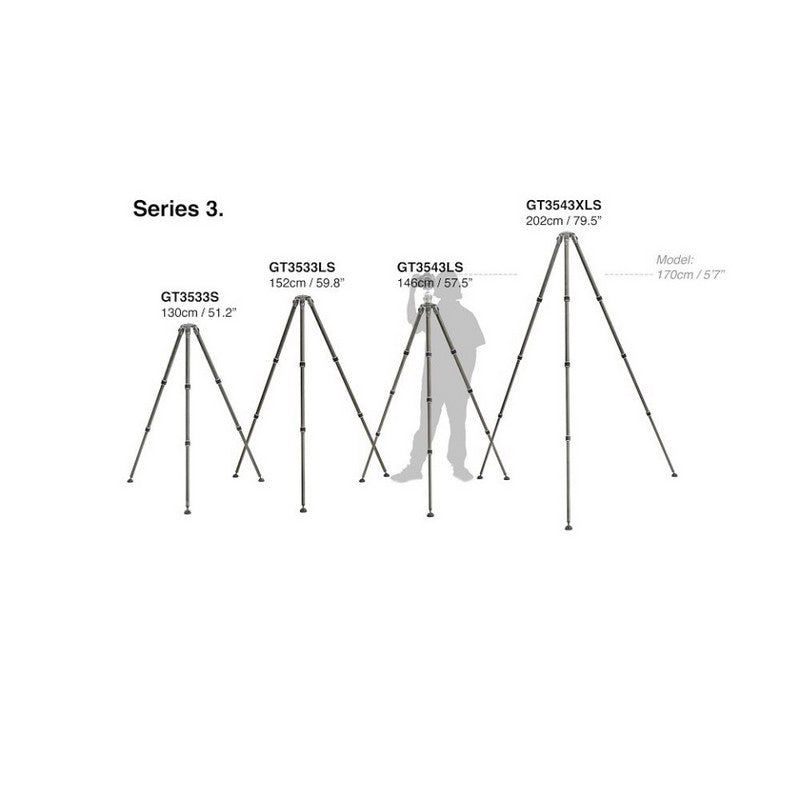 Gitzo Stativ Systematic GT3543LS Ser.3 4.Sec / Karbonski