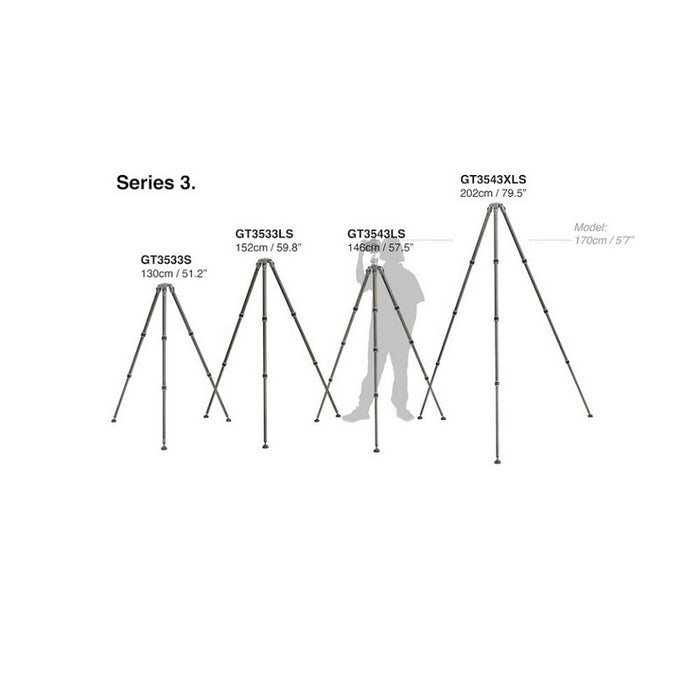 Gitzo Stativ Systematic GT3543LS Ser.3 4.Sec / Karbonski