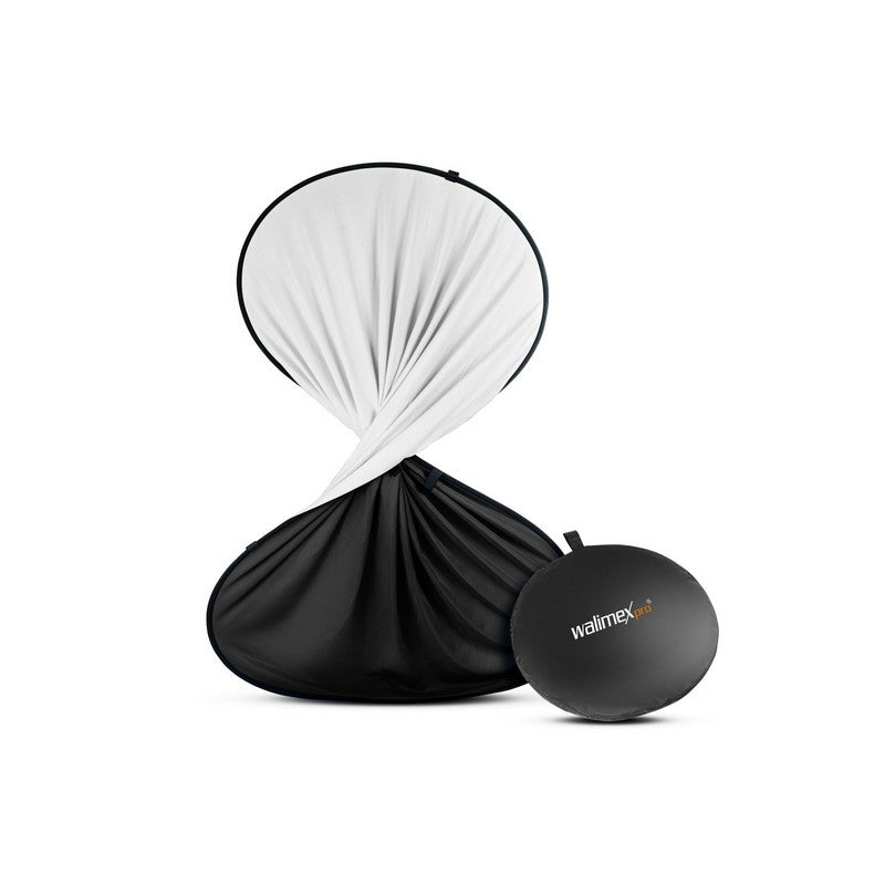 Walimex Pozadina PRO složiva pozadina BLACK/WHITE na okviru 2x2,3m