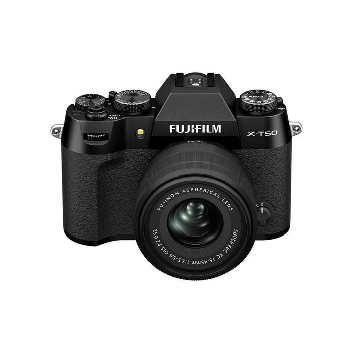 Fujifilm X-T50 Black kit s XC 15-45mm f/3.5-5.6 OIS PZ